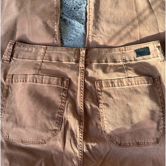 Anthropologie Paige Carly cropped drawstring pants RUST COLOR sz 31 - Picture 6 of 11